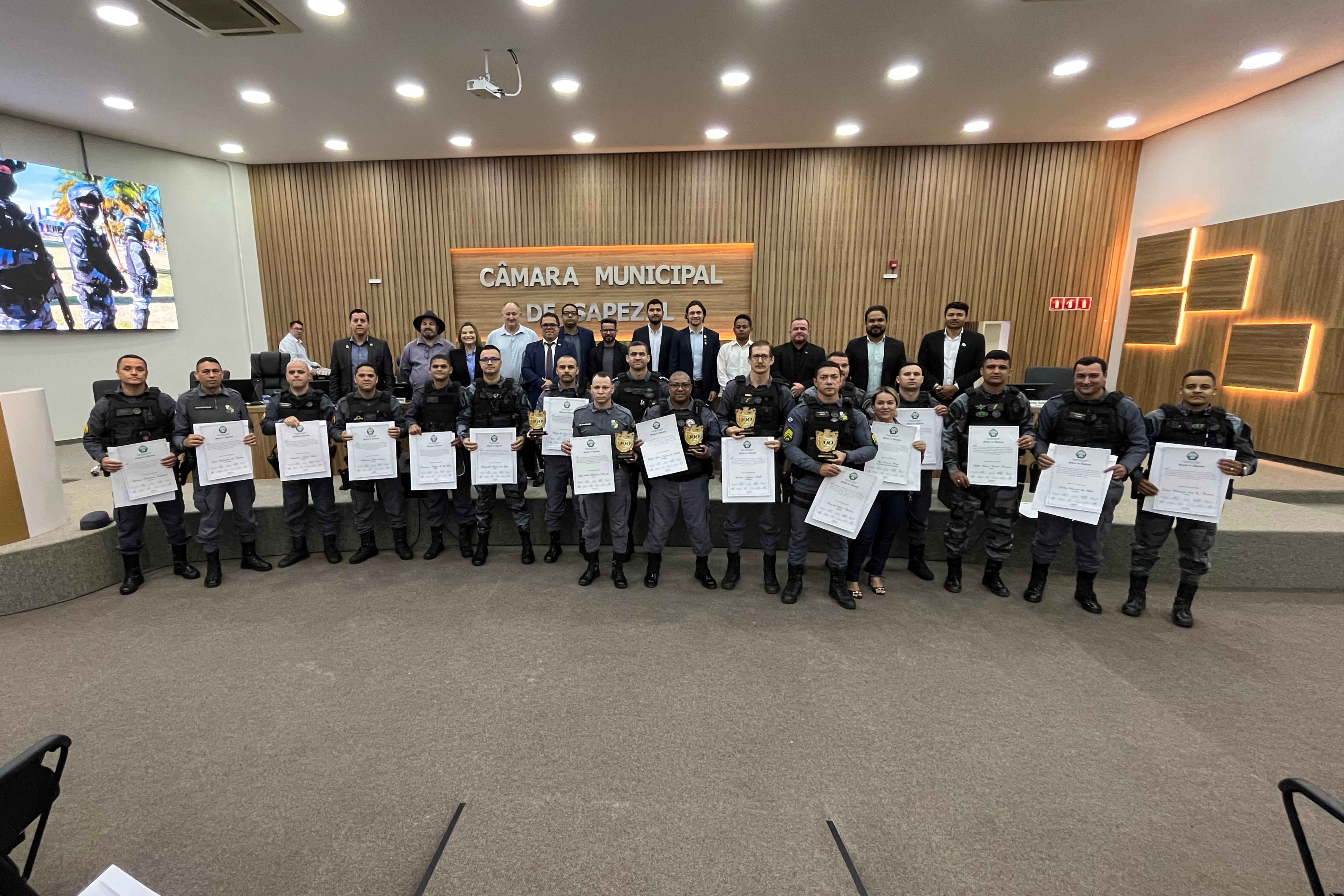 Câmara Municipal de Sapezal concede Moção de Aplauso aos Heróis da Segurança Pública