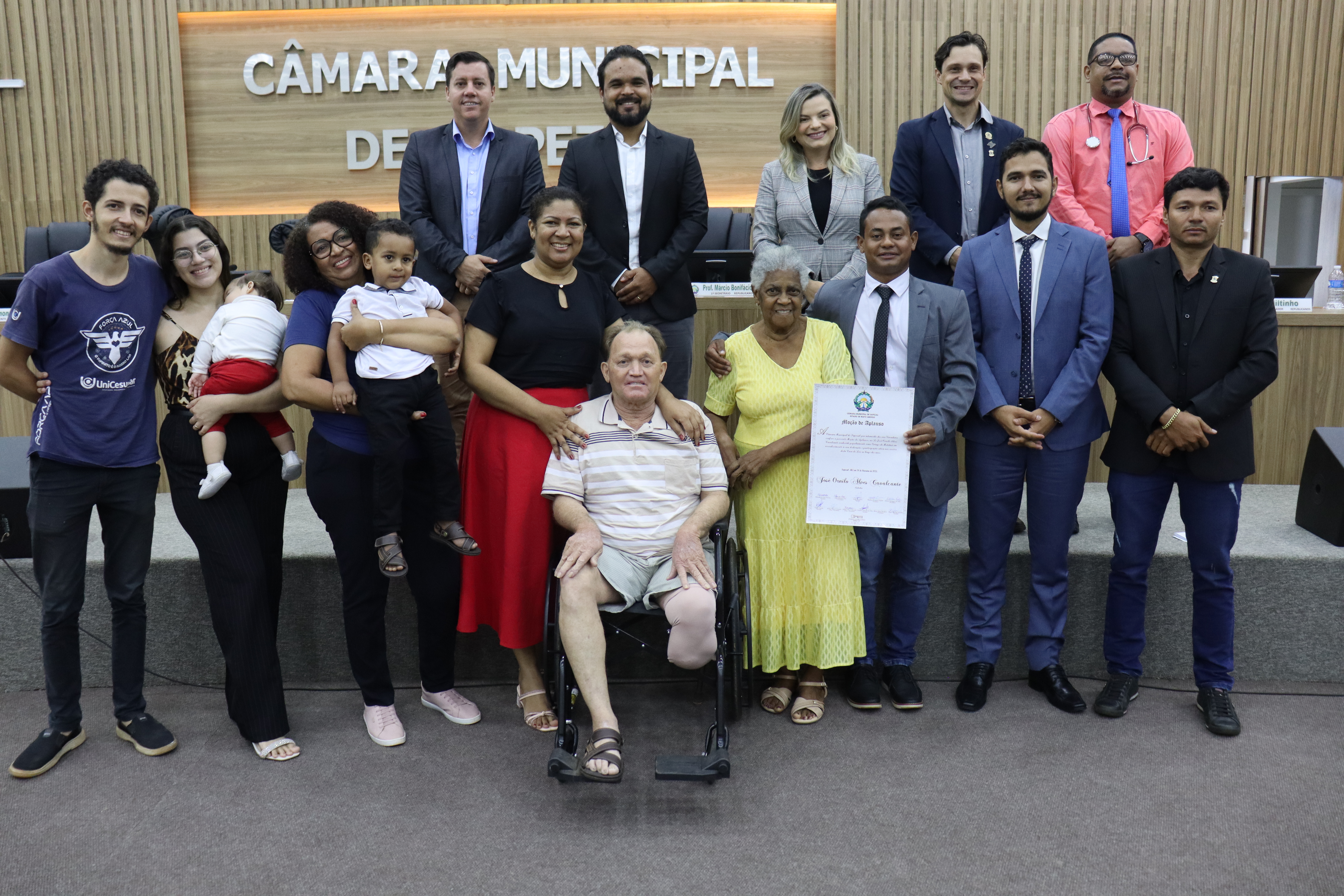 Câmara Municipal de Sapezal homenageia Gringo do Mototáxi com Moção de Aplauso