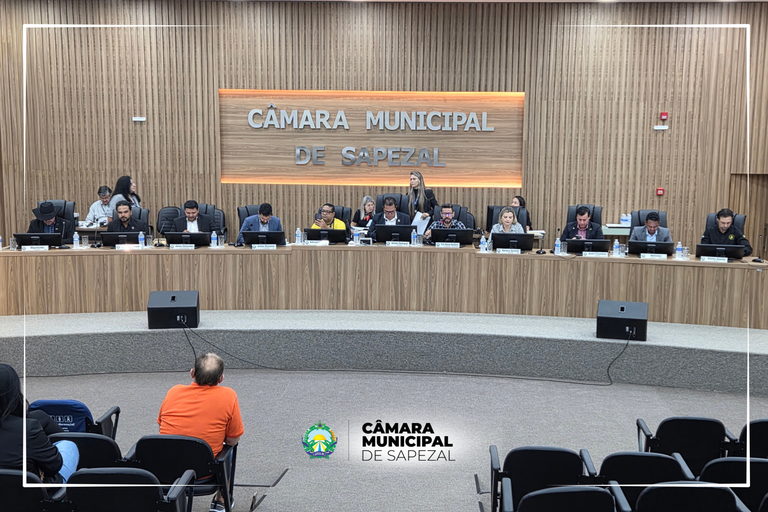 CÂMARA MUNICIPAL DE SAPEZAL REALIZA 14ª SESSÃO ORDINÁRIA 