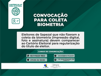 Cartório Eleitoral promove campanha para ampliar o cadastramento biométrico em Sapezal e Campos de Júlio