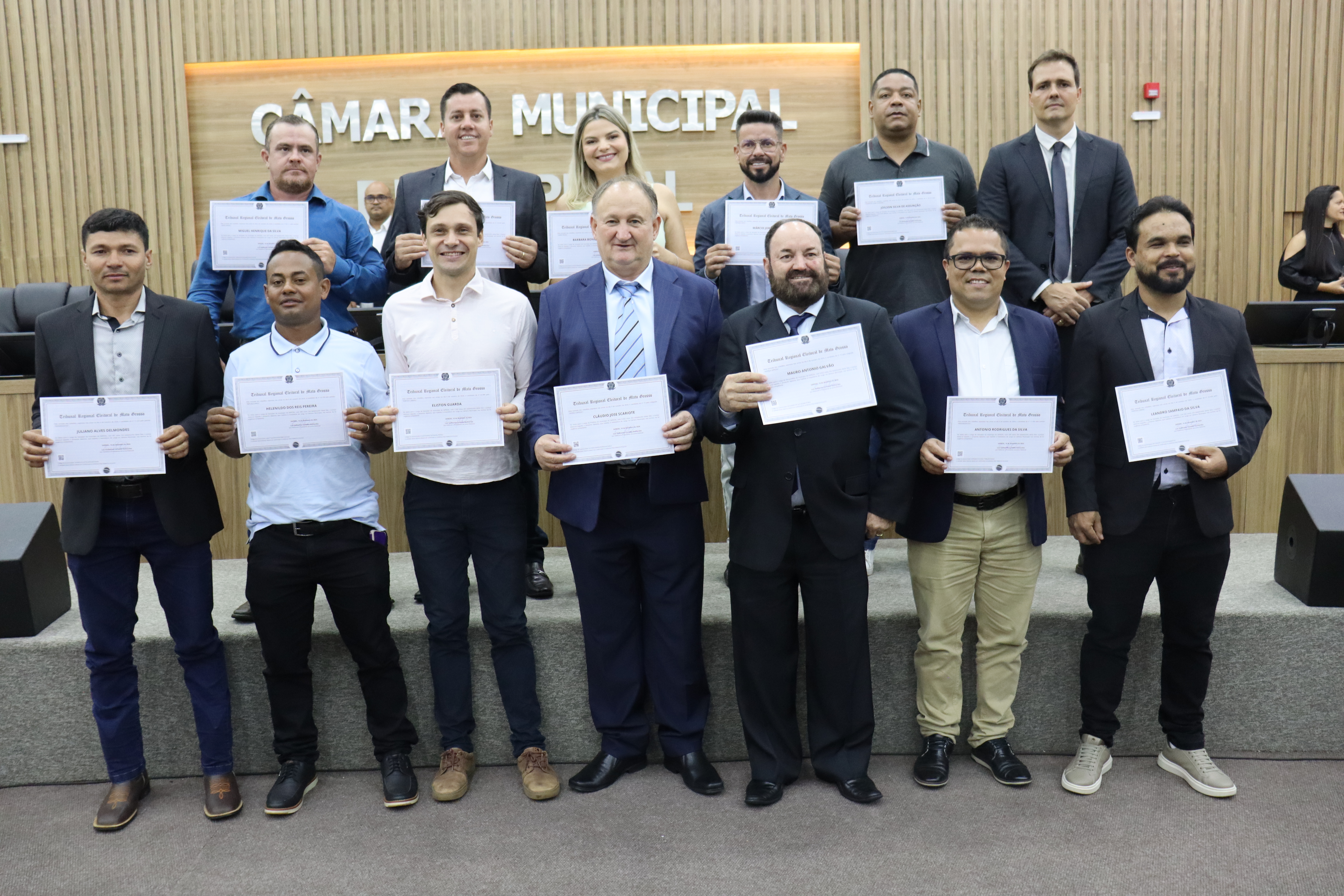 Cerimônia de diplomação marca início da nova Legislatura em Sapezal