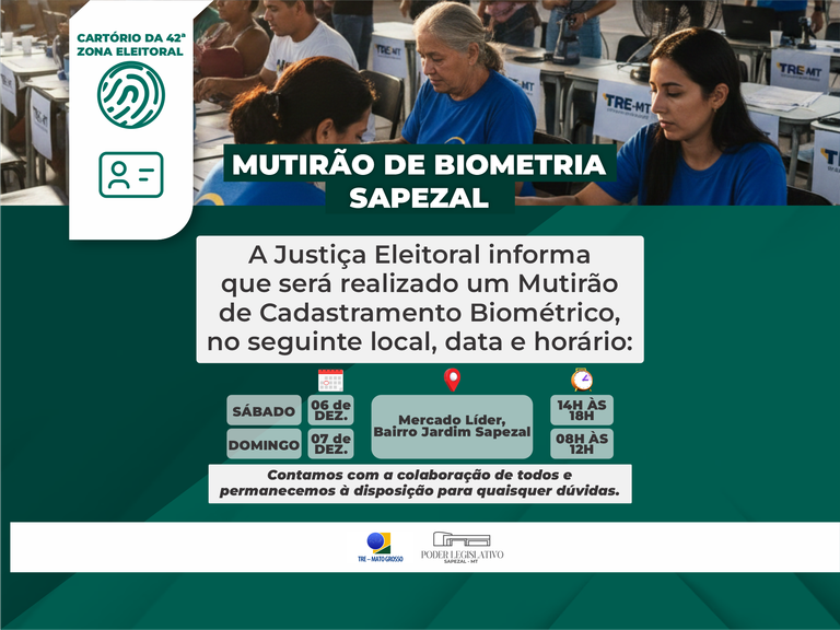 Mutirão Eleitoral em Sapezal