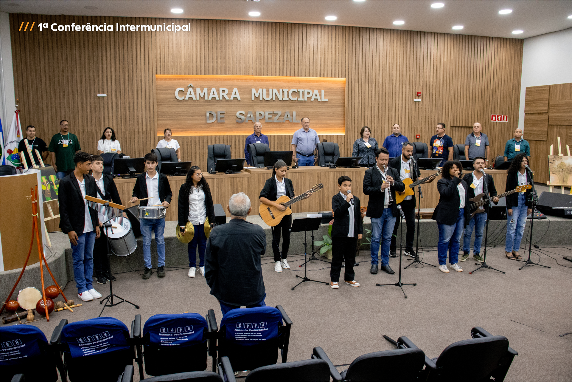 Vereadores prestigiam a 1ª Conferência Intermunicipal de Cultura